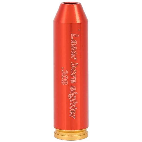 FYBTO Archery Red Dot Laser Brass Bore Sight Cartridge Laser Boresighter for Hunting 308R-0906