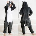 thumbnail image 5 of Jiibva Cartoon Pajamas Playsuit Family Hooded Warm Flannel Blanket Pajamas Homesuit Funny Homewear For Slumber Party, 5 of 7