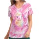 thumbnail image 1 of Pullover Impreso de Pascua de las Mujeres, Nuevo Cuello en V de Manga Corta Casual Top para Uso Diario Y de Fiesta, Camiseta de Cuidado de la Moda Elástica, 1 of 4