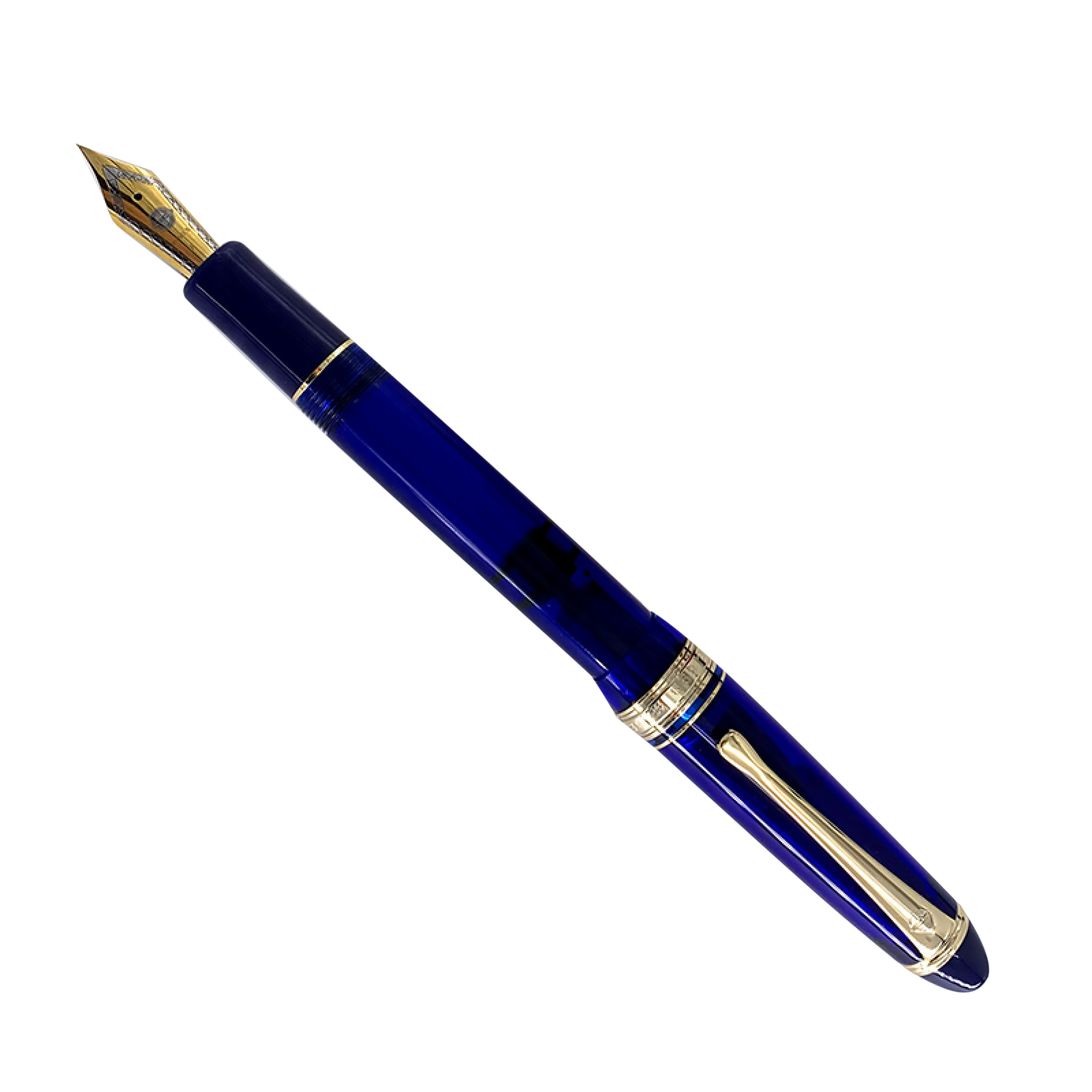 Acrylic Resin Fountain Pen, Medium Nib (0.7mm), Screw Cap, 148mm Wing Sung 699 for Office, Writing, Students