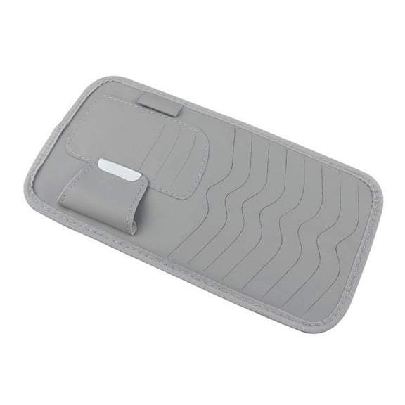 YWMJZEU Car Visor CD Case Organizer Large Capacity Easy to Clean with Multi Sleeves Wear Grey