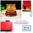 thumbnail image 5 of Feng Shui Crystal Home Decor Treasure Bowl Wealth Glass Candlestick Jewelry Storage Box Home Figurines, 5 of 9