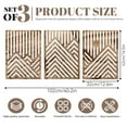 thumbnail image 4 of 3pcs Wooden Wall Art, Mountain Decor Single Line Minimalist Decor Mountain Wall Art, Abstract Mountain Line Wood Wall Decor Hanging for Living Room Bedroom Bathroom Home Decor, 4 of 7