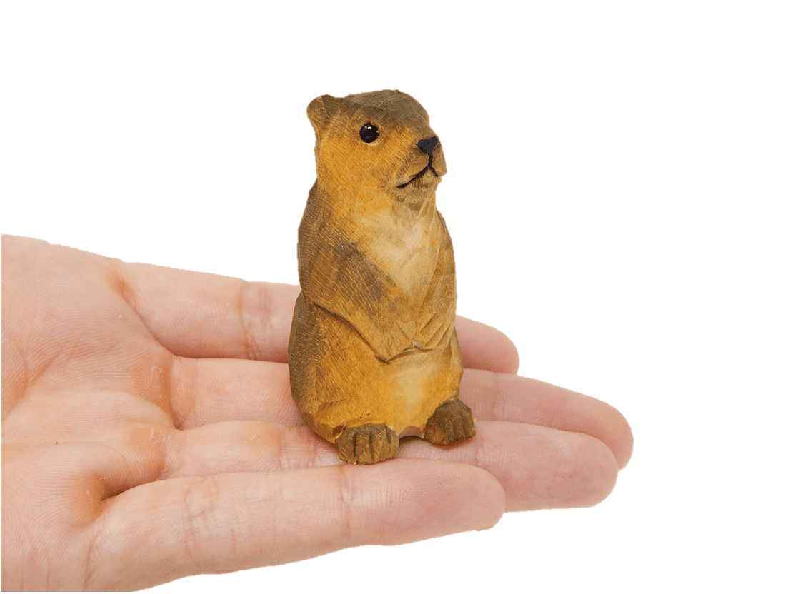 Otter Ceramic Miniature Animal Collectible Decor Gift Souvenir Slick Stylish