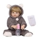 thumbnail image 5 of 22 '' 57cm Reborn Girl Doll exterior exterior exterior real Vinilo  Socio de Nad CUTICAT Muñeca Reborn Girl, 5 of 8