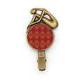 thumbnail image 1 of Tailandia Golden rojo patron decorativo Broche broche broche broche Metal retro, 1 of 3