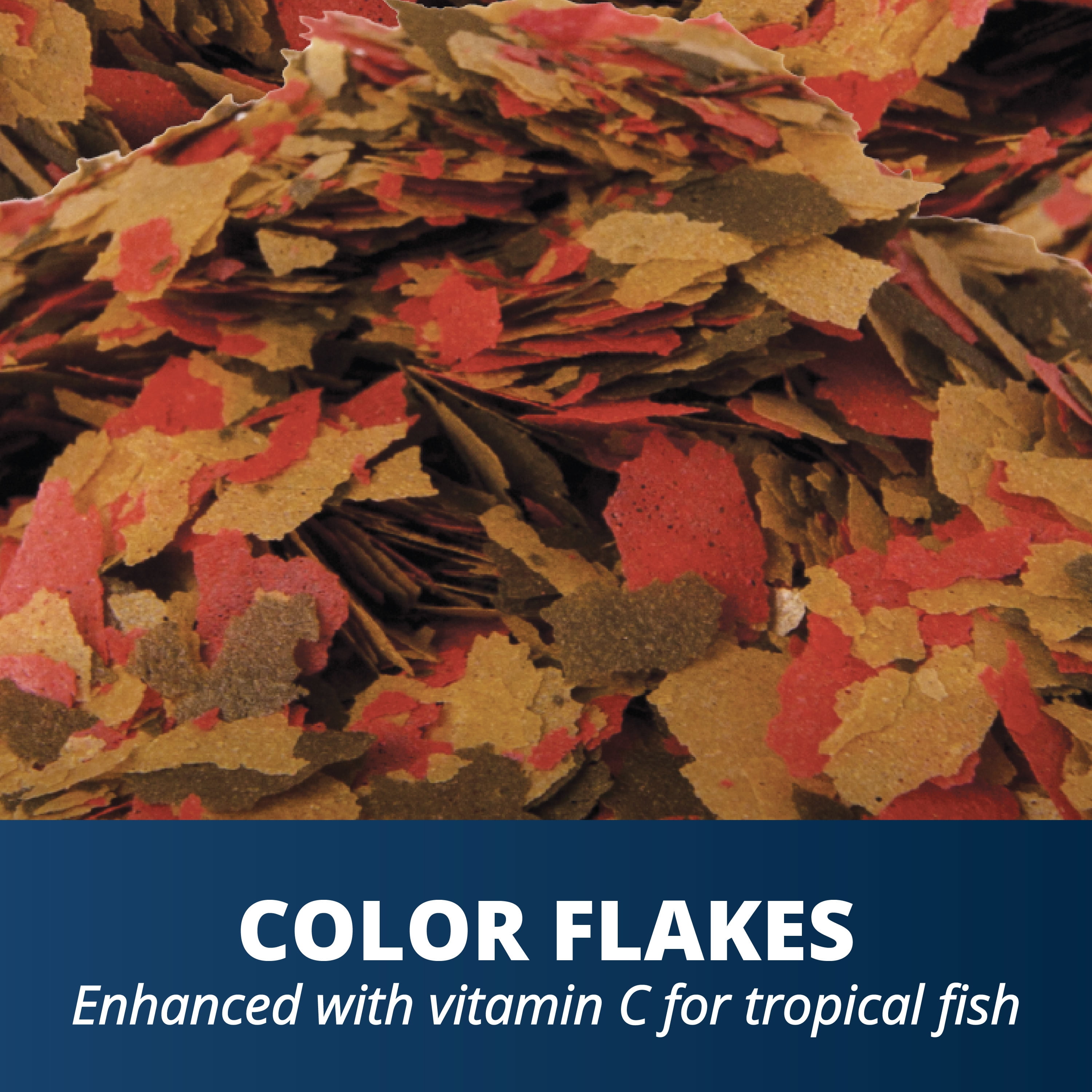 Tetra Tropical Color Flakes Fish Food, Clear Water Advanced Formula, 7.06 oz