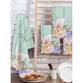 thumbnail image 2 of Easter Kitchen Dish Towels for Drying Dishes Set of 3, Spring Rabbit Ear Eggs Floral Green Wooden Grain Waffle Weave Microfiber Hand Tea Bathroom Towels Quick Dry & Absorbent Towel 15.7x23.6, 2 of 7