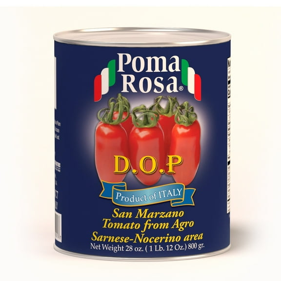 San Marzano Tomato, Pomodori San Marzano, Dop, Poma Rosa, Sarno, 28 oz (800 g)