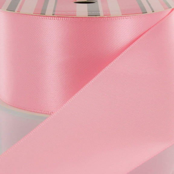 3/8" Pink Double Face Satin Ribbon 5 yard Reel