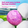 thumbnail image 4 of Soccer Balls Size 4 Glitter Pink - Kids Aged 4-6 6-8 8-12 Outdoors Sports Training Ball Recreation Playing Ball Teens Girls Children Youth Back to School Birthday, 4 of 9
