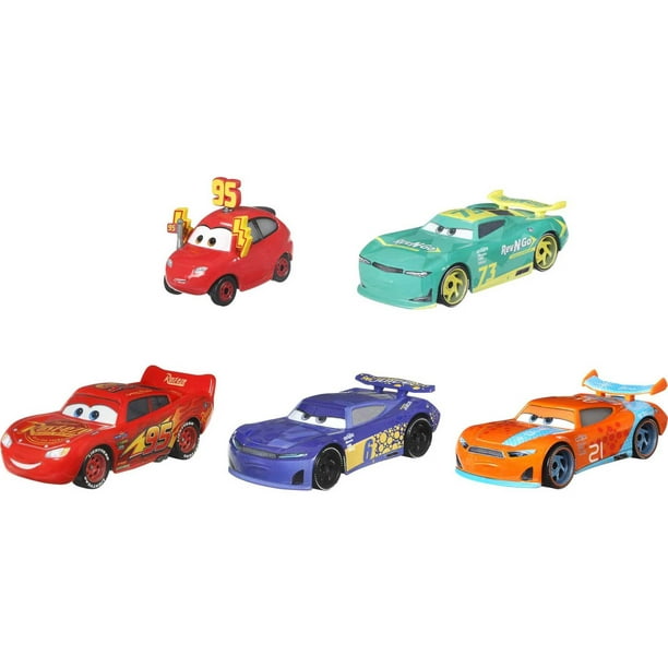 Inheems bevroren Nieuw maanjaar Disney and Pixar Cars 3 Vehicle 5-Pack - Walmart.com