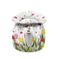 thumbnail image 2 of KUIFORTI Colorful Floral Tea Cozy Tea Cosy for Teapot Decorations for Party Tabletop Kettle Dust Cover Protective Cover Watercolor Flower Teapot Cover Replacement Breakfast Warmer, 2 of 6