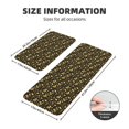thumbnail image 2 of Sikiie glod Skull snake bird Kitchen Mat 2 PCS Cushioned Kitchen Rug, Waterproof Non-Slip Kitchen Mats for Kitchen, Floor Home, Sink, Laundry, 2 of 6
