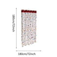 thumbnail image 3 of RKSTN Kitchen Utensils Set Kitchen Essentials Shower Curtain Polyester Shower Curtain Bathroom Curtain Kitchen Decor, 3 of 5