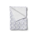 thumbnail image 2 of Snail Soft Flannel Fleece Blanket, Soft Toned Seashell Marine Life Oyster Mollusk Underwater Ocean Nautical Themed, Cozy Plush for Indoor and Outdoor Use, 50" x 60", Indigo and White, by Ambesonne, 2 of 6