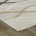 thumbnail image 3 of Rug Branch Maison Geometric Indoor Area Rug, Cream Beige, Modern - Living Room, Bedroom, Dining Room, and Kitchen, 3 of 5