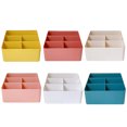 thumbnail image 3 of Bangcool Desk Storage Box Plastic Simple Cosmetic Holder Desk Organizer for Home Office, 3 of 10