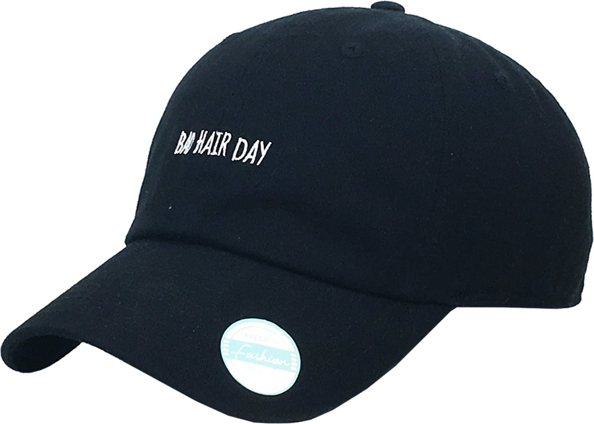 Bad Hair Day Medium Denim Dad Hat 