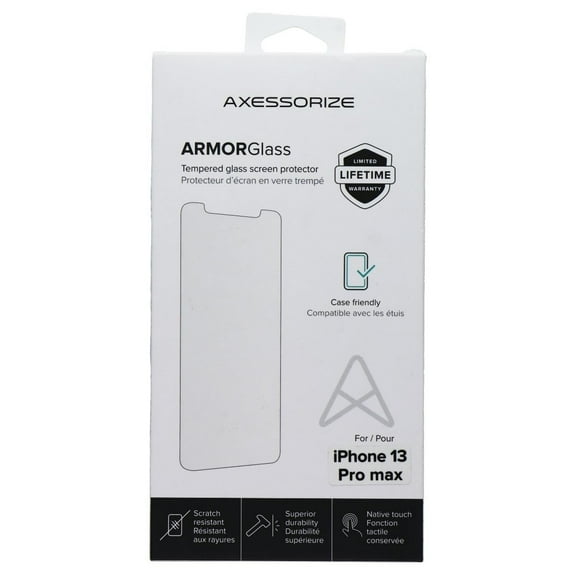Aaxessorize Armorglass Tempered Screen Protector for iPhone 13 Pro Max
