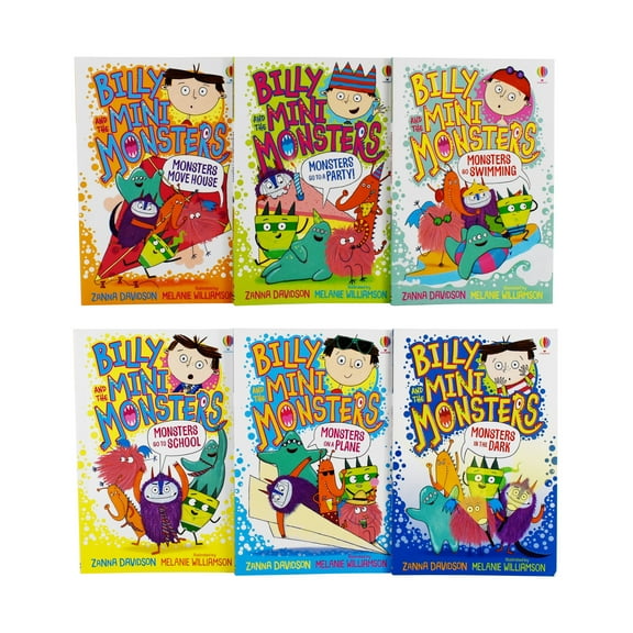 Billy and The Mini Monsters 6 Books Collection Set By Zanna Davidson - Age 5-7 - Paperback