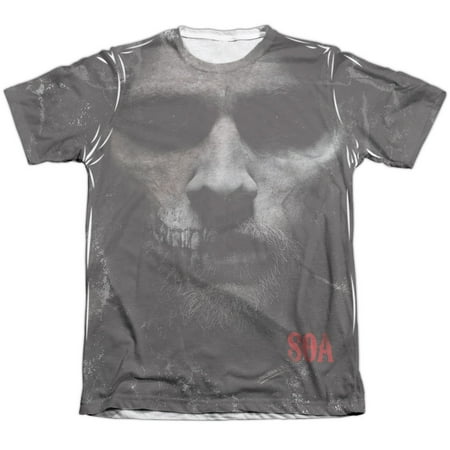 Sons Of Anarchy Men's  Jax Skull Sublimation T-shirt