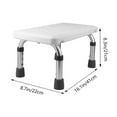 thumbnail image 4 of Shisuyan 1 Pce Tabouret de Bain Réglable en Hauteur Tabouret en Alliage d'Aluminium Chaise de Bain pour les Personnes Âgées, 4 of 9