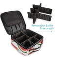 thumbnail image 4 of FORMRS Travel Makeup Bag Large Capacity Train Case Cosmetic Organizer with Adjustable Dividers, Cute Watermelon, 4 of 8