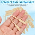 thumbnail image 3 of RUNROTOO DIY Material Mini Wooden Oars Khaki Wood Sandbox Decor 48 Pcs, 3 of 6