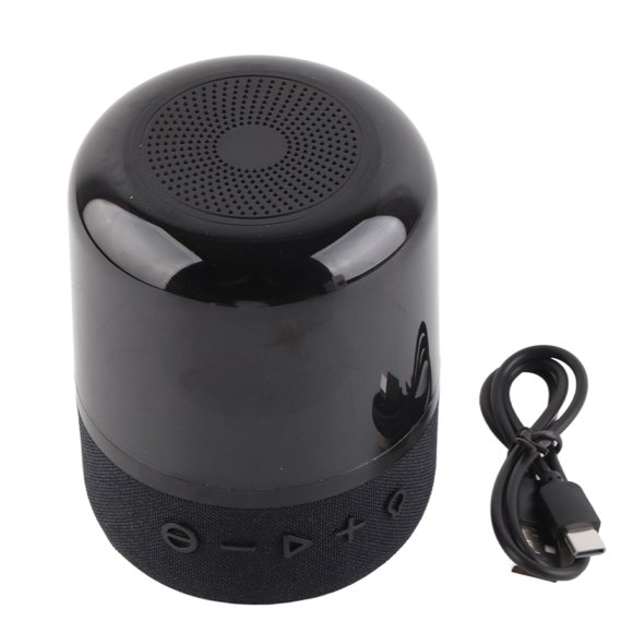 Altavoz de cristal colorido, altavoz estéreo portátil inalámbrico con Bluetooth y 3 modos de luz para el hogar, el aire libre y los viajes