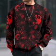 thumbnail image 2 of VBARHMQRT Mens Crew Necks Sweatshirts Men's Hoodie, 2 of 4