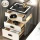 thumbnail image 2 of Cajón de escritorio, mesa de noche, sofá lateral, mesita de noche para sala de estar, diseño nórdico, armario de almacenamiento barato para dormitorio, mesitas de noche para el hogar, 2 of 4