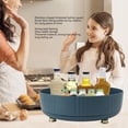 thumbnail image 4 of Kitchen Turntable,Turnable Rack For Kitchen Pantry Cabinet Fridge Countertop Vanity Desktop Storage Tray Lazy Susan Bathroom Organizer Kitchen Rotating Tray, 4 of 8