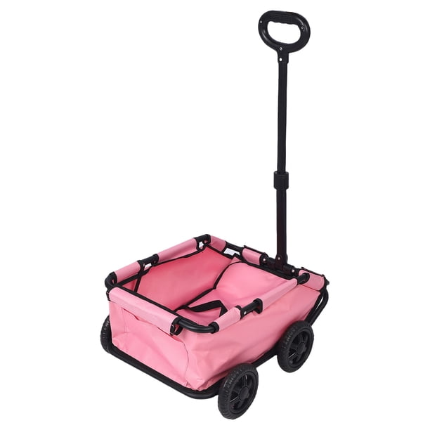 Cochecito de 4 ruedas para mascotas, plegable y extraíbles, para perros pequeños y gatos, multifuncional, portátil, párrico ideal, ir de compras, caminar y jugar