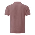 thumbnail image 5 of Green Shirt Men Polo Quick Dry Performance Short Sleeve Shirts Pique Jersey Golf Shirt Red XXL, 5 of 5