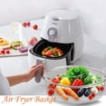 thumbnail image 5 of SNNROO Air Fryer Basket  Steamer Basket for Instant Pot  304 Stainless Steel Mesh Basket for Instant 6Qt 8Qt Air Fryer  Air Fryer Accessory 8 inch Basket with Handle, 5 of 5