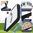 thumbnail image 2 of Carpeta para tarjetas de béisbol KivolFun de 400 bolsillos, blanca, New York, 2 of 6