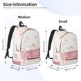 thumbnail image 2 of Easygdp Cute Bathtub Mochila de Lona Resistente para Laptop, Compatible con Laptops de 15 a 17 pulgadas, Ideal para Escuela, Trabajo y Viajes-Small, 2 of 5