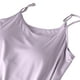 thumbnail image 4 of Camisón corto de moda para mujer, color liso, cuello en V y cojín en el pecho, camisón corto para mujer, 4 of 4
