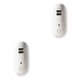 thumbnail image 4 of Inteprter Night Light Double USB Fast Charging Gear Timed 500lm 4500K Shutdown House Remote Lamp Control 1W 10 Adjustable Bedroom USB blanco 2piezas Inteprter CBP391968, 4 of 6