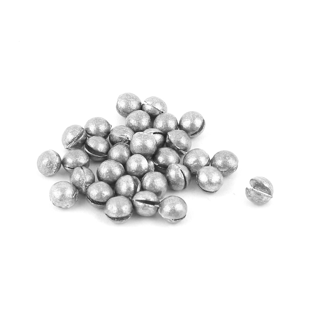 Unique Bargains 1/16 oz Split Shot Fishing Sinker Lead Weight 30 Pcs