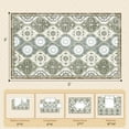 thumbnail image 3 of EnHomee Area Rugs for Living Room 3x5 Area Rugs Machine Washable Area Rugs Vintage Boho Indoor Area Rugs for Bedroom,Green, 3 of 9
