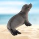 thumbnail image 1 of Adorno de juguete de animales marinos, modelos de acción de criaturas marinas para niños y niñas (focas) Sywqhk libre de BPA, 1 of 7