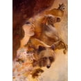 thumbnail image 2 of Lund, Denton 18x24 Gold Ornate Wood Framed with Double Matting Museum Art Print Titled - All Creature Great And Small, 2 of 4