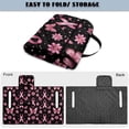 thumbnail image 5 of COEQINE Quilted Golf Cart Seat Cover, Folds Like a Bag with Handle, Universal Fit Breast Cancer Awareness Decor for EZGO Yamaha Club Car 2-Seaters, 4 Pockets, Pink Ribbon Butterfly Flower, 5 of 8