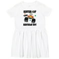 thumbnail image 3 of Inktastic Sister of the Birthday Boy Girls Toddler Dress, 3 of 5