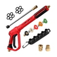 thumbnail image 1 of Pistola Para Hidrolavadora Con Lanza De Extensión Y Boquilla Malubero Rojo, 1 of 5