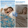 thumbnail image 2 of Teal Yellow Cooling Blanket,Lightweight Breathable Summer Throw Blanket with Double Sided Cold Effect,Modern Luxurious Geometric Abstract Art Picnic Blankets Bed Sheet for Hot Sleepers 60"x80", 2 of 8