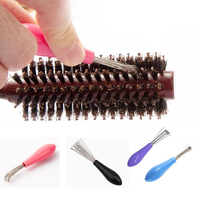 Cepillo para peinar el cabello rizado, herramienta de limpieza de garra para el cabello, peine para quitar el cabello de la alfombra, gancho limpiador para limpiar