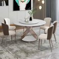 thumbnail image 2 of Nordic Large Circle Dining Table With Turntable European Style Modern For Restaurants Cafe Dining Room Furniture My Lux Decor Round, 2 of 11